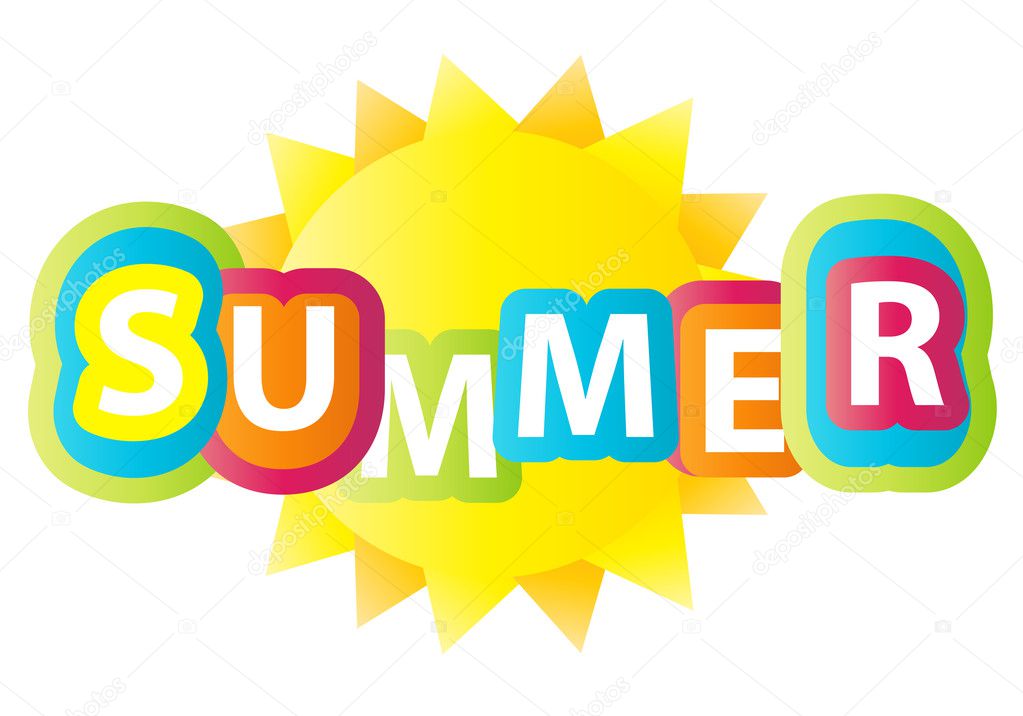 Summer vector background.