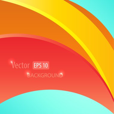 Renkli pürüzsüz ışık çizgileri vektör arkaplanı.