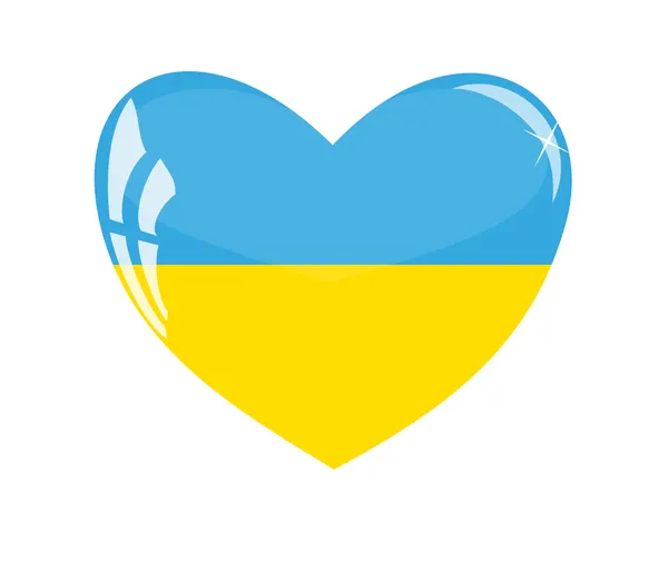 우크라이나의 심장 — 스톡 벡터