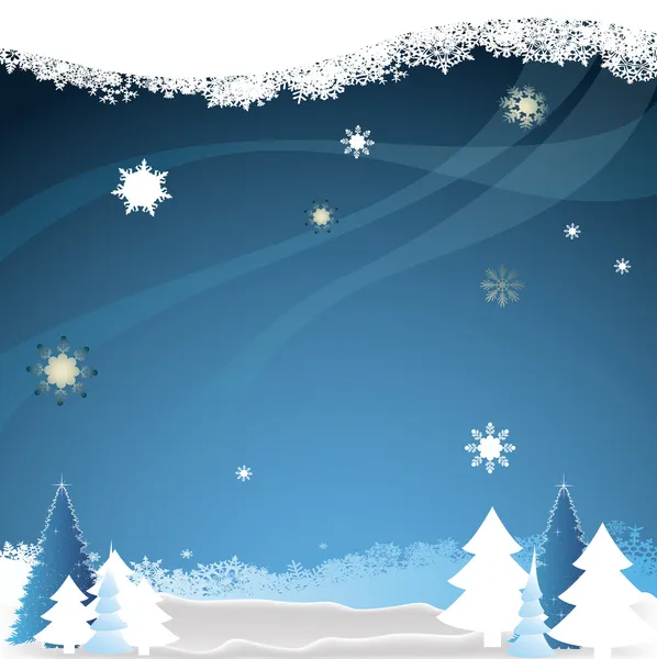 Jul och nytt år gratulationskort — Stock vektor
