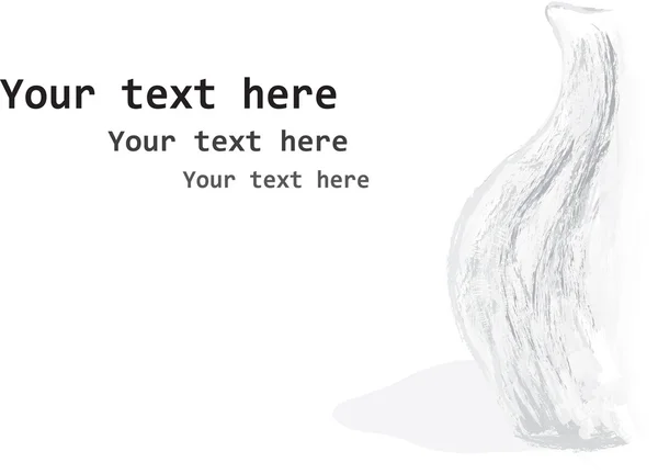 Vase sur la table — Image vectorielle