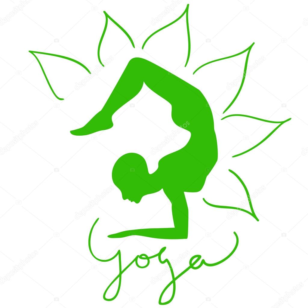 Yoga Logo Stock Vector Image By C Annastairs