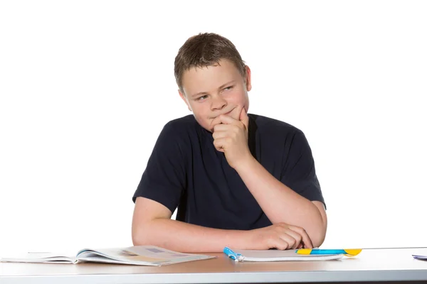 Observant young man scheming — Stock Photo, Image