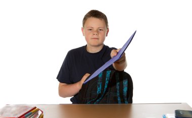 Onun görevi teslim genç