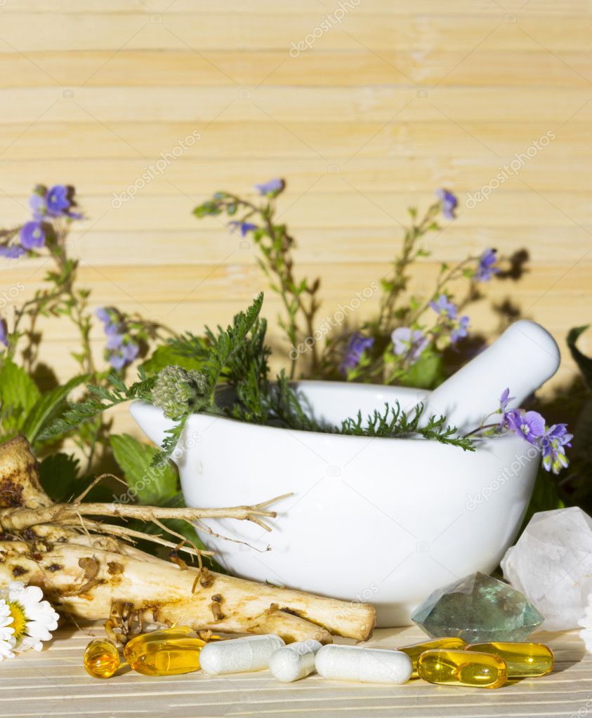 Natural herbal remedies and supplements