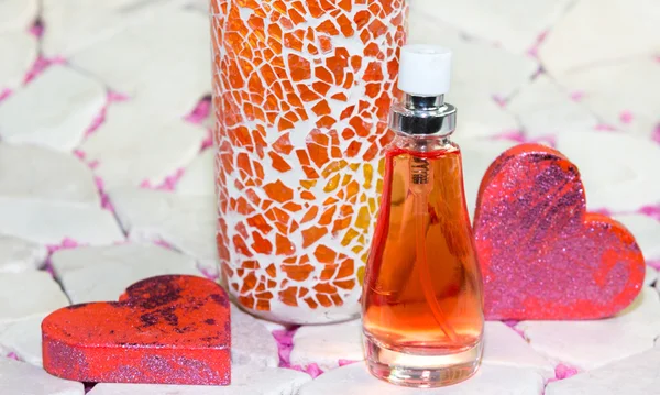 Valentines gift of a special perfume — Stock Photo, Image