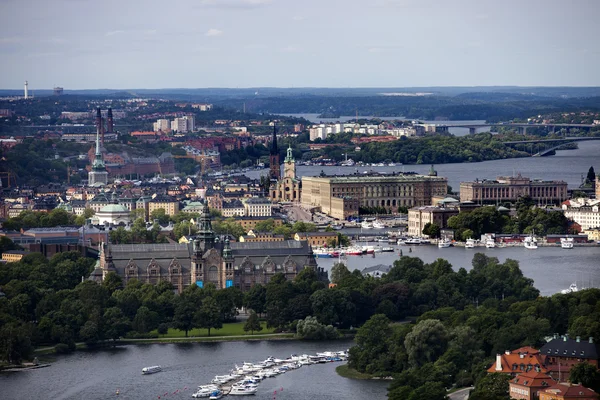 Ansicht Stockholm lizenzfreie Stockfotos