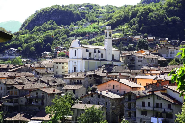 Historisches Zentrum malegno lizenzfreie Stockbilder