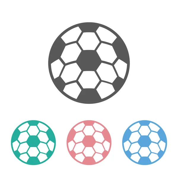 Fotboll Ikon Boll Ikon Fotboll Vektor Sport Illustration Motion Vektor — Stock vektor