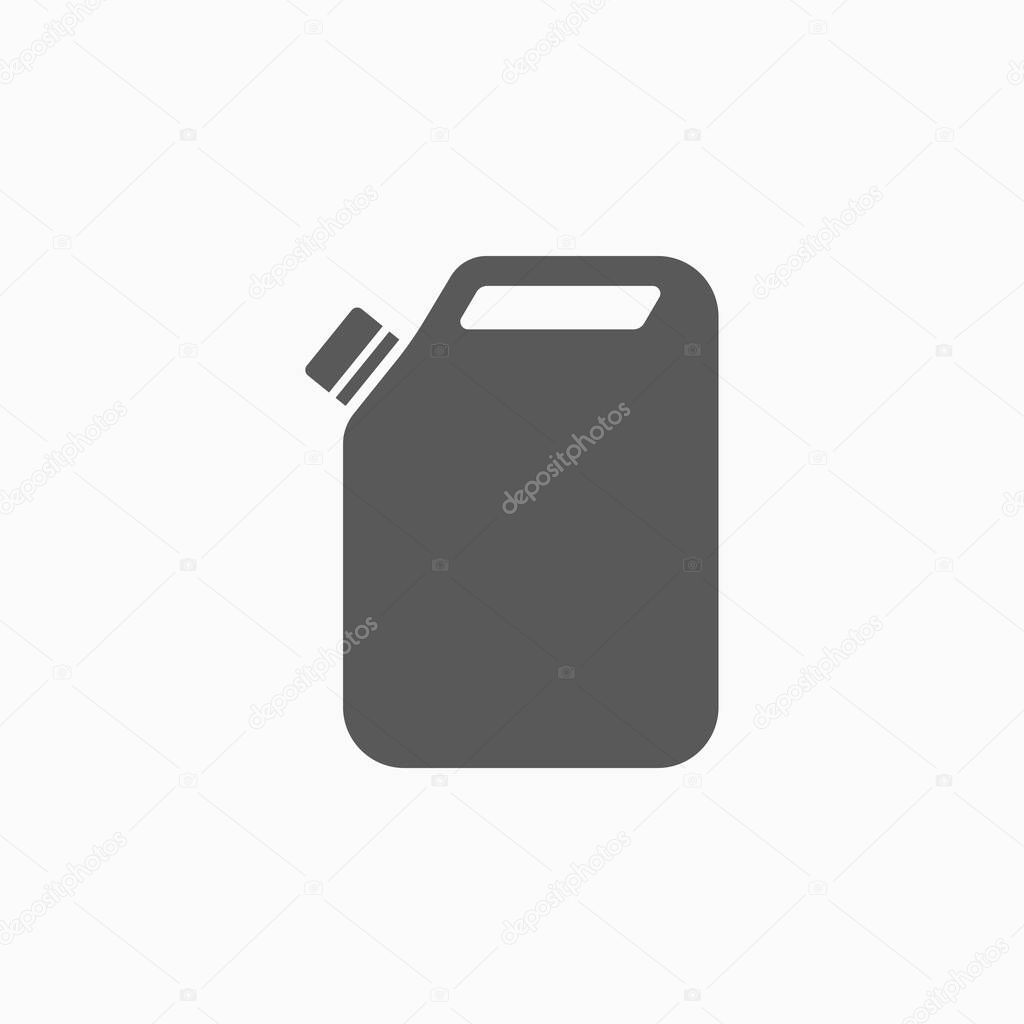 jerrycan oil icon, jerrycan vector, can icon, tank vector, package illustration