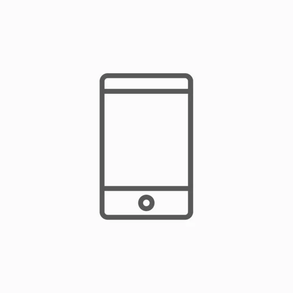 Иконка Смартфона Мобильный Вектор Иконка Телефона Контактный Вектор Иллюстрация Связи — стоковый вектор