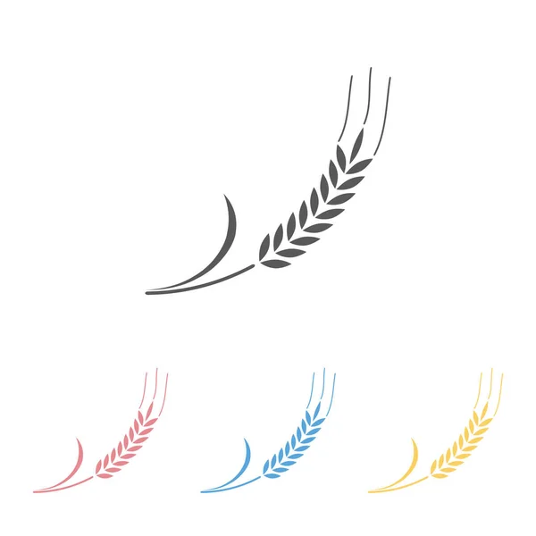 Wheat Icon Rice Icon Grain Vector Field Vector Crop Food — Stock Vector