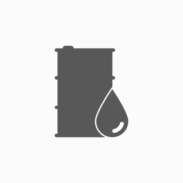 Ilustracja Wektorowa Ikona Baryłkę Ropy Naftowej — Wektor stockowy