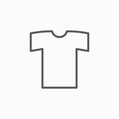 t-shirt simgesi vektör illüstrasyonu