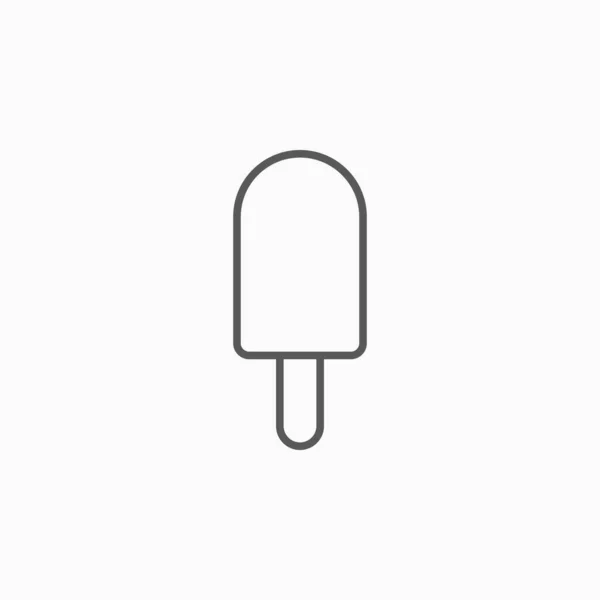 Іконка Морозива Векторна Ілюстрація — стоковий вектор