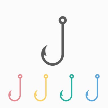 balık kancası vektör illüstrasyonu