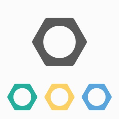 fındık simgesi vektör illüstrasyonu