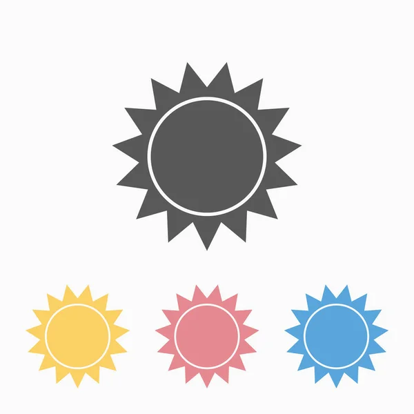 Sun Icon Vector Illustration — Stock Vector