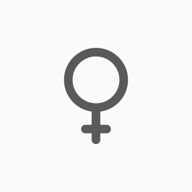 Kadın simge vektör çizim