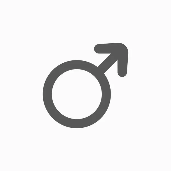 Φύλο Αρσενικό Εικονίδιο Διανυσματική Απεικόνιση — Διανυσματικό Αρχείο