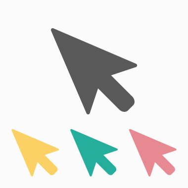 işaretleyici simgesi vektör illüstrasyonu