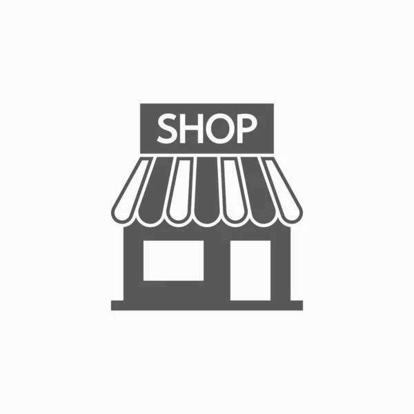 Ilustración Vector Tienda Icono Tienda — Archivo Imágenes Vectoriales