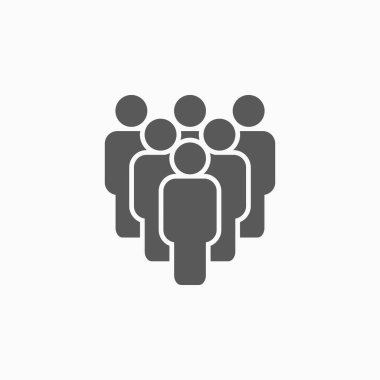 Halkların ikon vektör illüstrasyonu