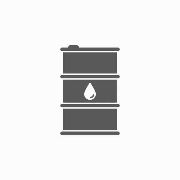 Icono Del Barril Petróleo Vector Ilustración — Archivo Imágenes Vectoriales