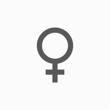 Kadın simge vektör çizim