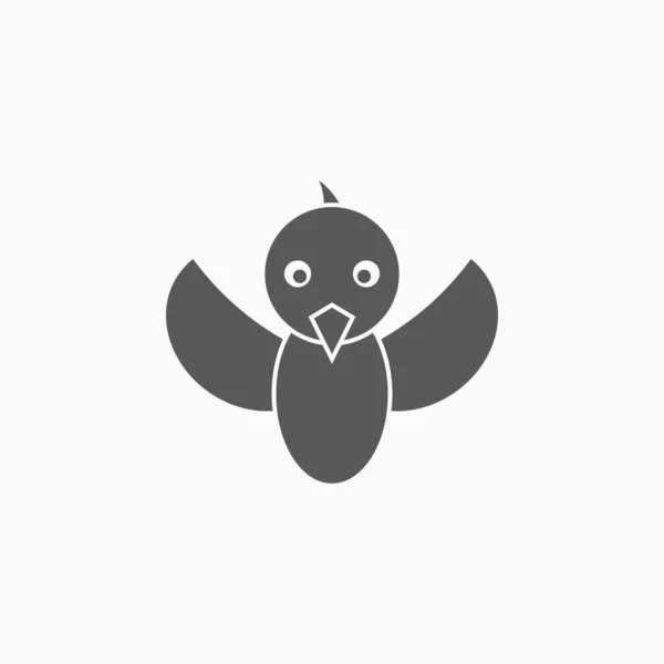 Иконка Птицы Вектор Птицы — стоковый вектор
