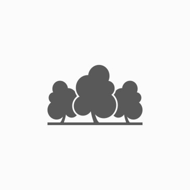 tree icon, plant vector
