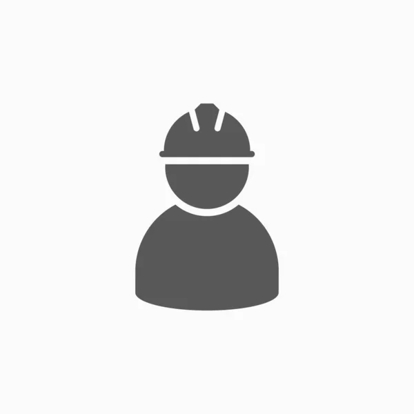 Worker Icon Employee Vector — Stock Vector