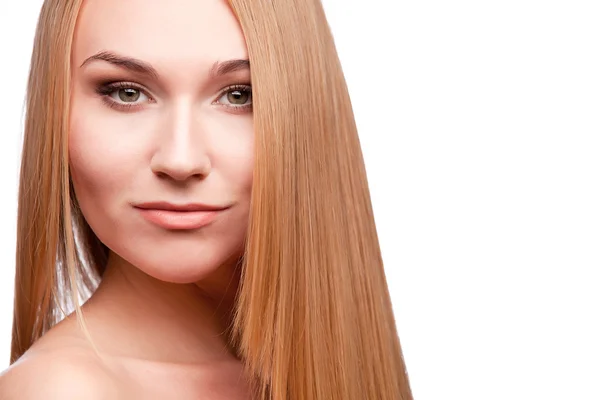 Woman with luxurious hair — Stock Photo, Image