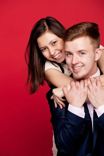 Mujer y hombre — Foto de Stock