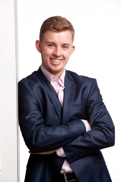 Hombre de negocios sonriendo — Foto de Stock