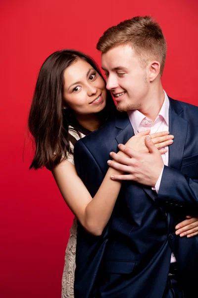 Smiling couple — Stock Photo, Image