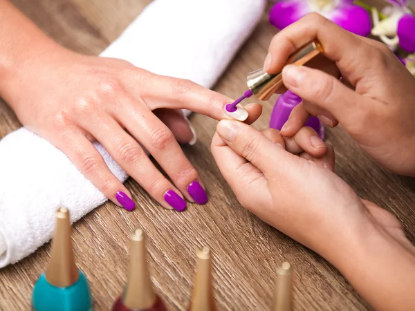 Manicure nail — Stock Photo, Image