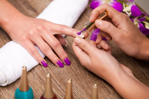 Manicure nail — Stock Photo, Image
