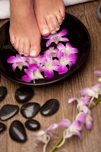 Nohy aromaterapie — Stock fotografie