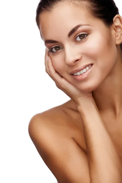 güzellik kadın yüzünü kapatmak dikey.