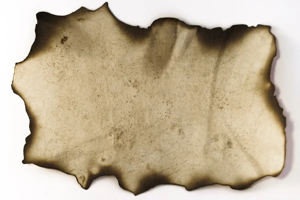 Beyaz arkaplan üzerine eski kağıt