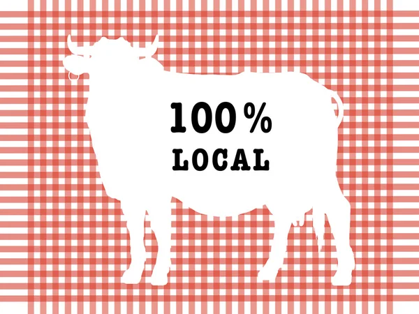 Symbol för lokal mat — Stockfoto