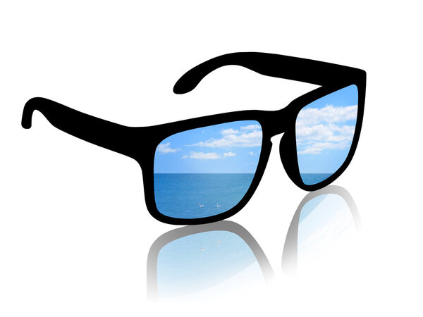 man on vacations on the beach