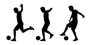 dostum oyun futbol siluetleri küme 1