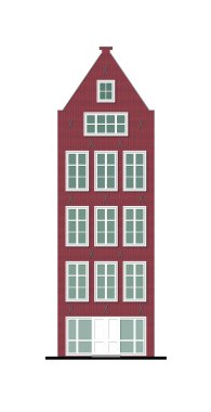 geleneksel townhouse vinous tuğla cephe