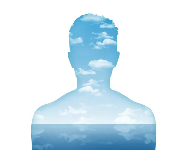 Mänskliga naturen vatten och luft — Stockfoto