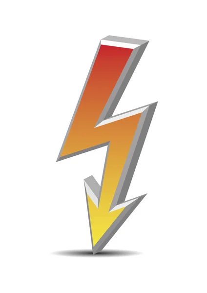 Символ опасности Flash — стоковый вектор