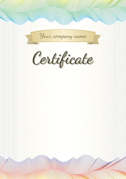Certificaat, graduate, diploma — Stockvector