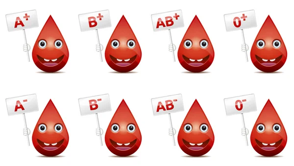Groupe sanguin — Image vectorielle