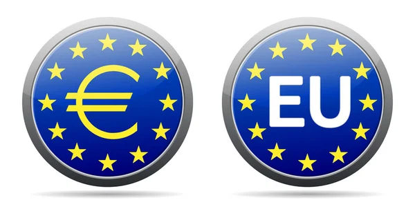 Symbol měny euro — Stockový vektor